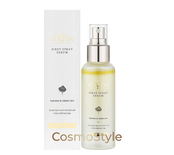 D'ALBA WHITE TRUFFLE VEGAN FIRST SPRAY SERUM 100ML &ndash; Увлажняющий восстанавливающий мист-сыворотка с белым трюфелем, 100 мл 012402 фото