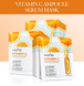 Тканинна маска для обличчя з вітаміном С Sadoer (Садоер) Vitamin C Ampoule Serum Mask, 25 г sm8484-03 фото 6