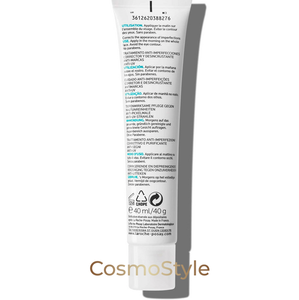 Крем-корректор против несовершенств и следов с SPF30 La Roche-Posay (Ля Рош) Effaclar Duo(+), 40 мл lk44200094-03 фото
