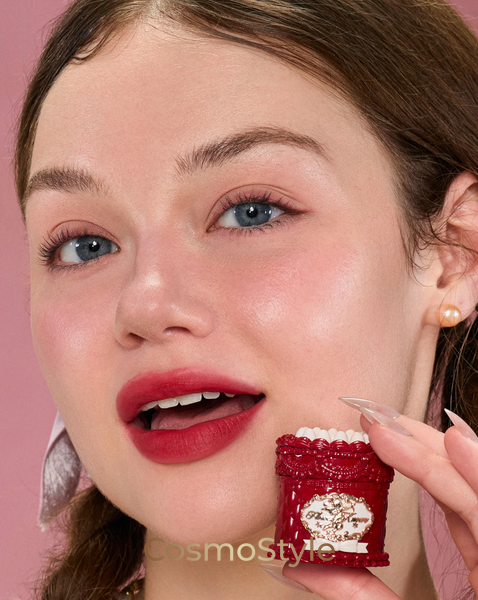 Мусова помада для губ Flower Knows (Флавер Ноуз) Strawberry Cupid Cake Lip Cream матова 5 мл &mdash; відтінок V08 Cranberry V08 Cranberry фото
