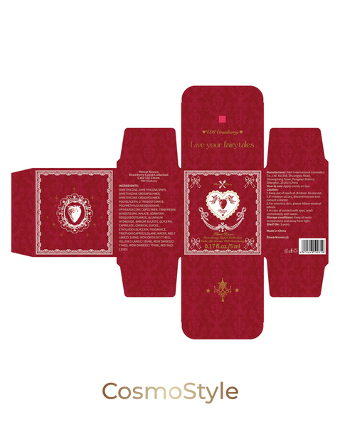 Мусова помада для губ Flower Knows (Флавер Ноуз) Strawberry Cupid Cake Lip Cream матова 5 мл &mdash; відтінок V08 Cranberry V08 Cranberry фото