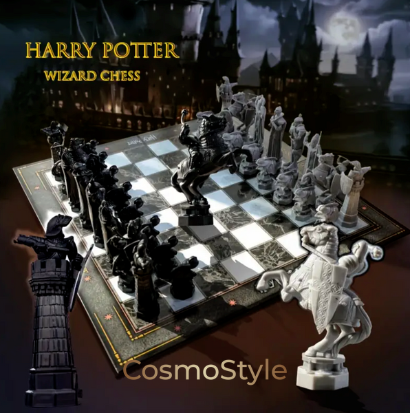 Шахи набір Harry Potter (Гаррі Поттер) з деталізованими фігурами та ігровою дошкою 50 &times; 50 см shg49049-03 фото