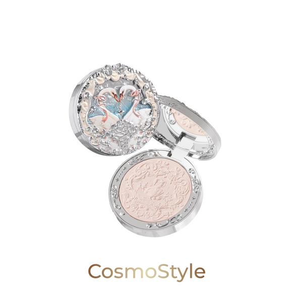 Рум&rsquo;яна Flower Knows (Флавер Ноуз) Swan Ballet Embossed Blush &mdash; відтінок 01 Niveous Swan - 5 г 01 Niveous Swan фото