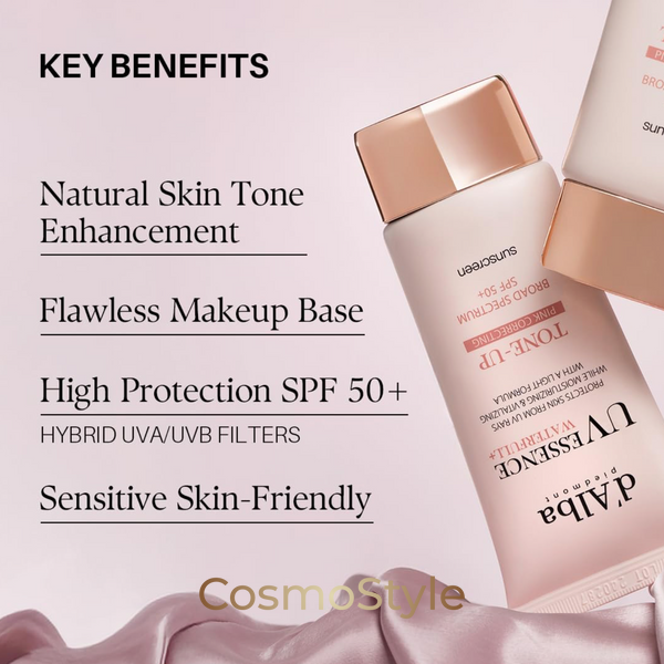 Сонцезахисный крем SPF50+ для лица Тонирующий PA++++ d'Alba - Waterfull Tone-Up Sun Cream - 50 мл spfalba504356 фото