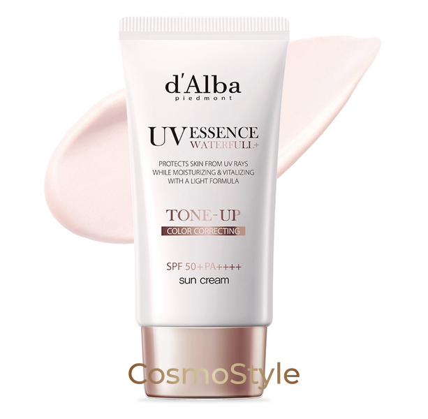 Сонцезахисный крем SPF50+ для лица Тонирующий PA++++ d'Alba - Waterfull Tone-Up Sun Cream - 50 мл spfalba504356 фото