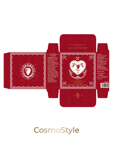 Пресована пудра Flower Knows Strawberry Cupid Pressed Powder матова фіксація 9.5 g - 02 Ivory Beige 02 Ivory Beige фото