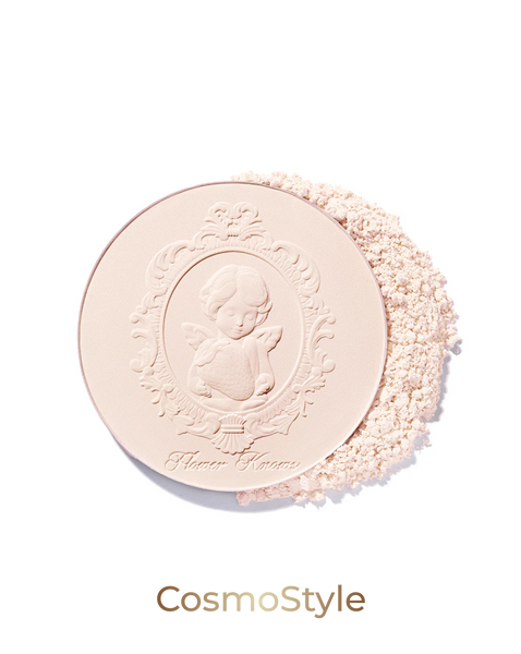 Пресована пудра Flower Knows Strawberry Cupid Pressed Powder матова фіксація 9.5 g - 02 Ivory Beige 02 Ivory Beige фото